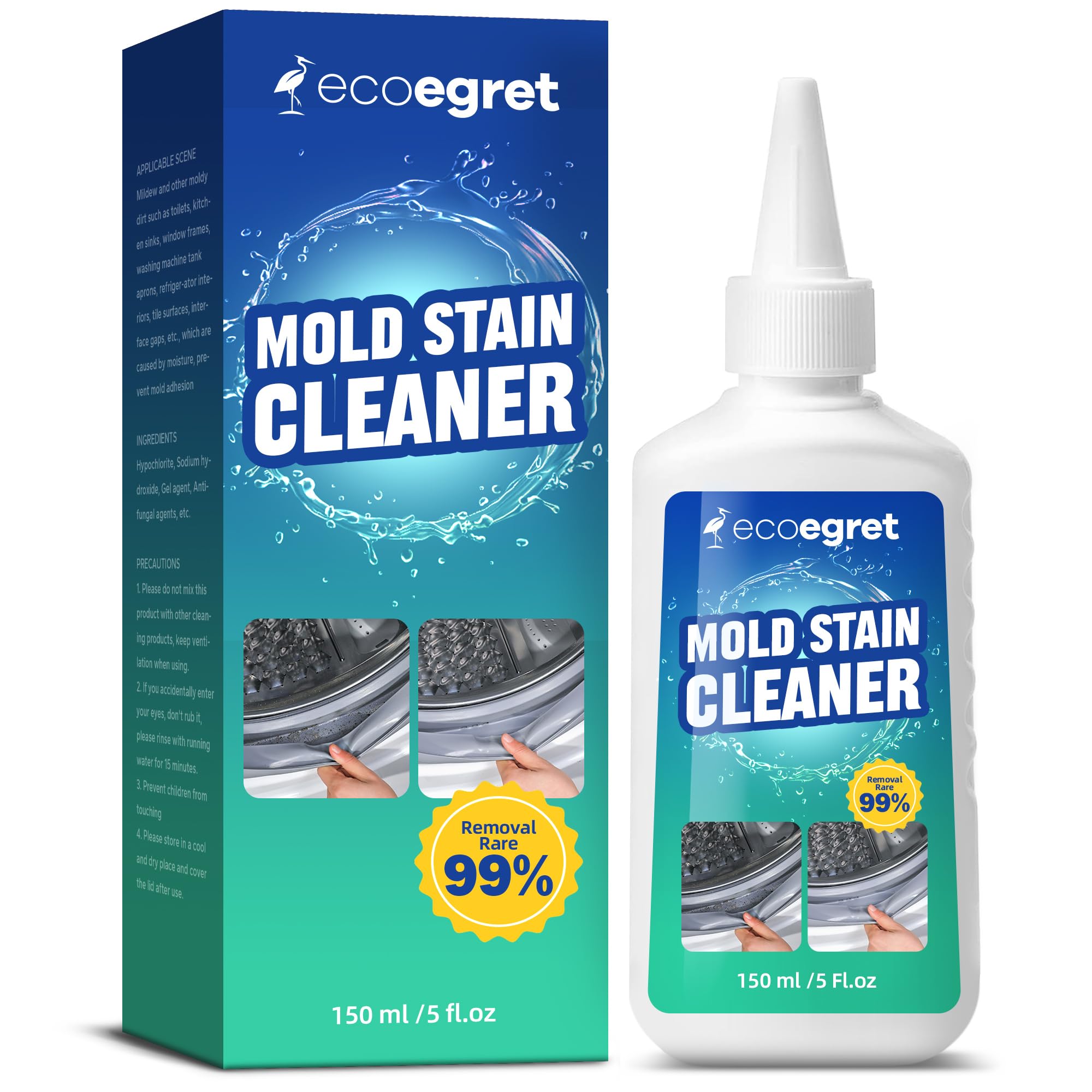 Amazon.com: EcoEgret Mold Stain Remover Gel (5 Fl Oz